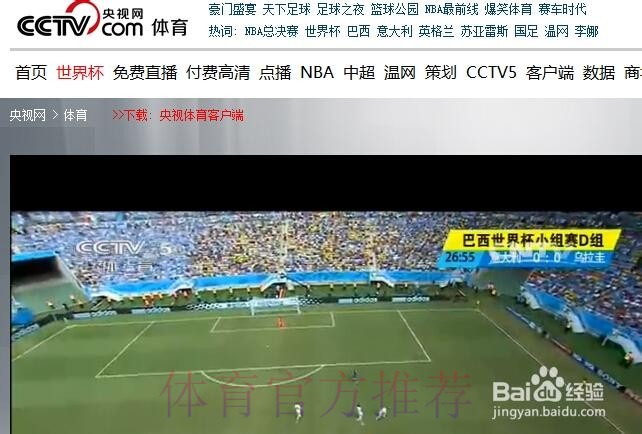 世界杯直播哪里看
